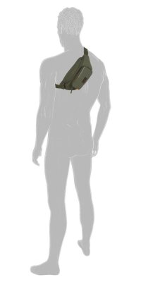 CAMEL ACTIVE CITY belt bag khaki